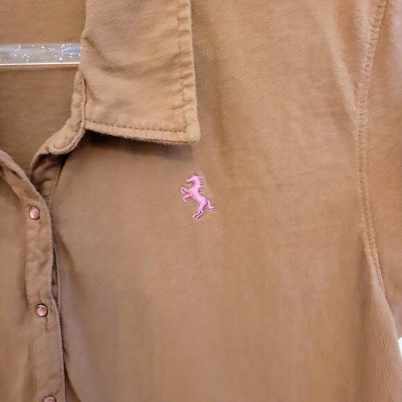 Wrangler Blues Polo Shirt, Women's Large - Picture 4 of 6